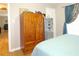 Spacious bedroom features hardwood floors, plenty of closet space, and gun safe at 2870 Whiteview Nw Dr, Acworth, GA 30101
