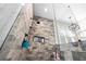 Walk in shower with stone and glass at 8710 Little Mill Rd, Cumming, GA 30041