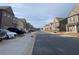 Street view of modern townhomes offering convenient parking at 2677 Pearl Ridge Trce, Buford, GA 30519