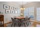 Dining area features a dining table for six, stylish decor, and lots of natural light at 2316 Limehurst Ne Dr, Atlanta, GA 30319