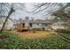 Backyard with mature trees at 3500 Quail Hollow Trl, Snellville, GA 30039