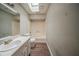 Bathroom has a bathtub, toilet, and sink at 3500 Quail Hollow Trl, Snellville, GA 30039