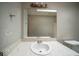 Bathroom features a sink with a large mirror above at 3500 Quail Hollow Trl, Snellville, GA 30039