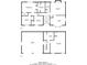 Comprehensive floor plan showcasing both floors, including bedrooms, kitchen, garage, and living areas at 3500 Quail Hollow Trl, Snellville, GA 30039