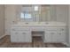 Bathroom featuring dual sinks, large mirror and vanity at 4570 Thicket Trl, Snellville, GA 30039
