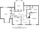 Second floor plan showing the layout of the bedrooms, bathrooms, and laundry room at 4570 Thicket Trl, Snellville, GA 30039
