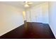 Bedroom with hardwood floors and closet at 1399 Dukes Creek Nw Dr, Kennesaw, GA 30152