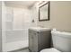 Bathroom featuring a shower and a vanity at 304 Mercer Dr, Jonesboro, GA 30236