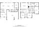 Two-story floorplan showcasing bedrooms, bathrooms, kitchen, living spaces, and garage dimensions at 1160 Faulkner Way, Jonesboro, GA 30238