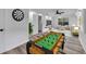 Finished basement featuring a foosball table, dart board, recessed lights, and natural light at 2954 Lighthouse Ct, Acworth, GA 30101