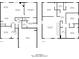 Full layout of home with a floor plan of the first floor and the second floor at 450 Lake Ridge Ln, Fairburn, GA 30213