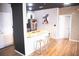 Modern kitchen features stainless steel appliances, stone countertops, pendant lighting, and breakfast bar seating at 898 Oak Sw St # 1410, Atlanta, GA 30310