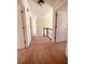 Hallway with carpeted floor and white doors at 2030 Calmwater Ct, Suwanee, GA 30024