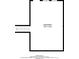 Floor plan of the unfinished basement, revealing a rectangular space ideal for storage or future expansion at 1579 Mayflower Sw Ave, Atlanta, GA 30311