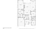 First floor plan showcasing dimensions of the kitchen, bathrooms, bedrooms, garage, and dining room at 7995 Brewton Creek Dr, Cumming, GA 30028