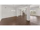 An open concept living area that features an open space and views to the exterior at 7995 Brewton Creek Dr, Cumming, GA 30028