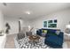 A furnished loft area with carpet and recessed lighting at 7995 Brewton Creek Dr, Cumming, GA 30028