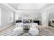 Elegant main bedroom with a geometric rug, sitting area, and trey ceilings at 2456 Manor Walk, Decatur, GA 30030