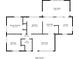 Detailed floor plan showing room dimensions and layout for the entire house at 2777 Luther Dr, Atlanta, GA 30344