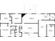Detailed floor plan showcasing the layout with dimensions for each room and closet spaces at 3884 Rockey Valley Dr, Conley, GA 30288
