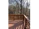 Wood deck with an open view of the woods at 5824 Par Four Ct # 5824, Lithonia, GA 30038