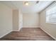 Basement with window and wood-look flooring at 1433 Dennis Dr, Decatur, GA 30032