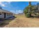 Large backyard featuring a lawn and gray painted brick home at 1925 Campbellton Sw Rd, Atlanta, GA 30311
