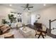 Bright living room with contemporary decor, neutral colors, and modern furniture at 754 Aerial Way, Atlanta, GA 30312