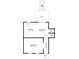 Second floor layout shows the kitchen, dining room and living room at 810 N Carter Dr, Jonesboro, GA 30236