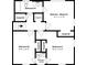 Third floor layout with a Primary bedroom and two more bedrooms each with closets at 810 N Carter Dr, Jonesboro, GA 30236