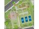 Community map including pickleball courts, community garden, and open activity areas at 491 Fescue Nw Ct, Kennesaw, GA 30144