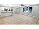 Expansive living space featuring an open-concept kitchen with modern stainless steel appliances at 2308 Mark Trl, Decatur, GA 30032