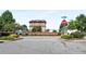 The entrance to Alpharetta Georgia is landscaped with brick walls and flowers at 511 Burton Dr # 805, Alpharetta, GA 30009