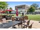 Inviting outdoor seating area with tables, chairs, and ample space at 511 Burton Dr # 805, Alpharetta, GA 30009