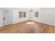Inviting entryway with hardwood floors, fresh paint, and lots of natural light at 578 Center Hill Nw Ave, Atlanta, GA 30318