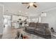 Spacious living room showcases an open floor plan with a modern kitchen in the background at 103 Bryon Ln, Acworth, GA 30102