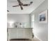 Cozy bedroom with a ceiling fan, and a calming neutral color scheme at 2000 Variations Dr, Atlanta, GA 30329