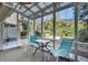 Enclosed porch with seating area, outdoor view, and great natural light at 2000 Variations Dr, Atlanta, GA 30329