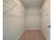 Walk in closet features a light carpeted floor and white wire shelves for storage and organization at 117 Belvedere Rd, Mcdonough, GA 30253