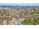 Overhead shot features a neighborhood surrounded by green foliage and wooded areas at 620 Willow Haven Way, Suwanee, GA 30024