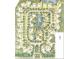 Primary plan of a community featuring squares, a water feature, streets, and home sites at 1075 Lancaster Sq, Roswell, GA 30076