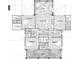 Second story floor plan featuring in-law suites, bedrooms, gallery, walk in closets, and a portico at 1075 Lancaster Sq, Roswell, GA 30076