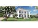 Stately two-story home with a manicured lawn, classic columns, and a charming front porch at 1075 Lancaster Sq, Roswell, GA 30076