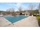 Community pool covered for the off-season, with an adjacent gazebo and seating area at 3716 Vineyards Lake Nw Cir # U-2, Kennesaw, GA 30144