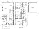 Detailed floor plan showcasing the layout of the home's two floors, including room dimensions at 1273 Danner Se St, Atlanta, GA 30316