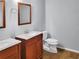 Well-maintained bathroom with double sinks and ample counter space at 1649 Southgate Mill Dr, Duluth, GA 30096