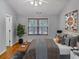 Bright and cozy bedroom includes a ceiling fan and large window at 1649 Southgate Mill Dr, Duluth, GA 30096