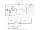 Detailed floor plan of the home, showing the layout of rooms, including bedrooms, bathrooms, kitchen, and living areas at 2346 Henderson Mill Ne Ct, Atlanta, GA 30345