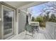 Cozy back porch with a table and chairs, perfect for outdoor relaxation at 1916 Cannon St, Decatur, GA 30032