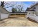 View of the back of the house featuring a long covered carport at 1916 Cannon St, Decatur, GA 30032